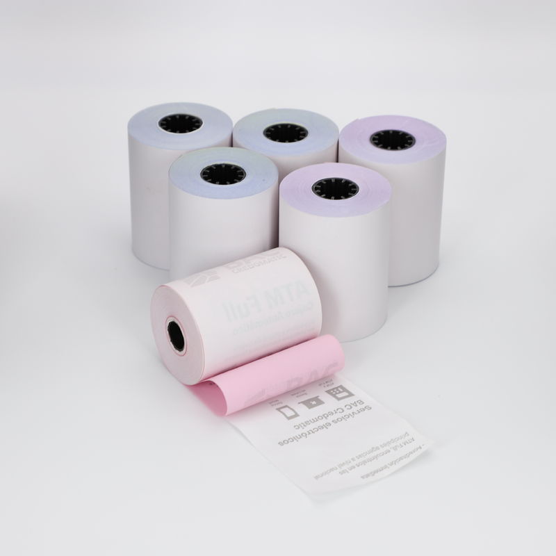45-80gsm Thermal Sensitive Jumbo Paper Roll For ATM POS Machine