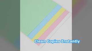 ورق NCR: نسخ نظيفة خالية من الكربون على الفور