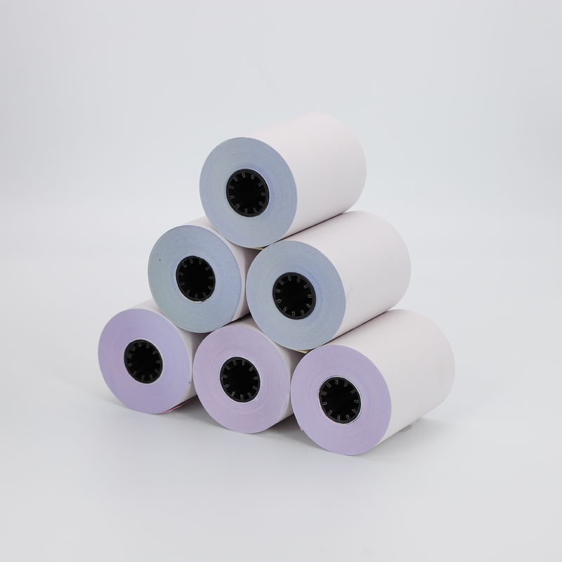 FSC Virgin Wood Pulp 45-80gsm Thermal Paper Jumbo Roll For ATM / POS Roll