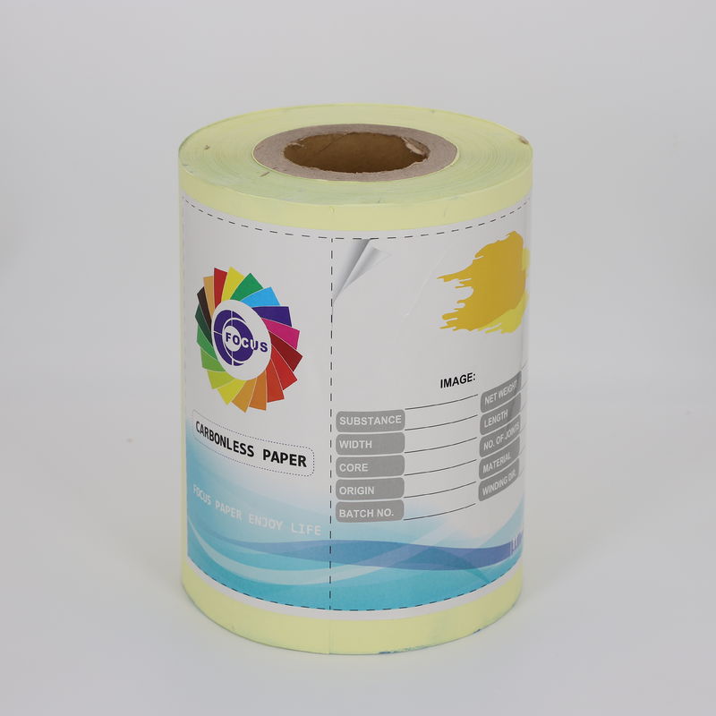 Customized Size NCR Paper for Invoice Printing 100% Virgin Wood Pulp Carbonless Paper