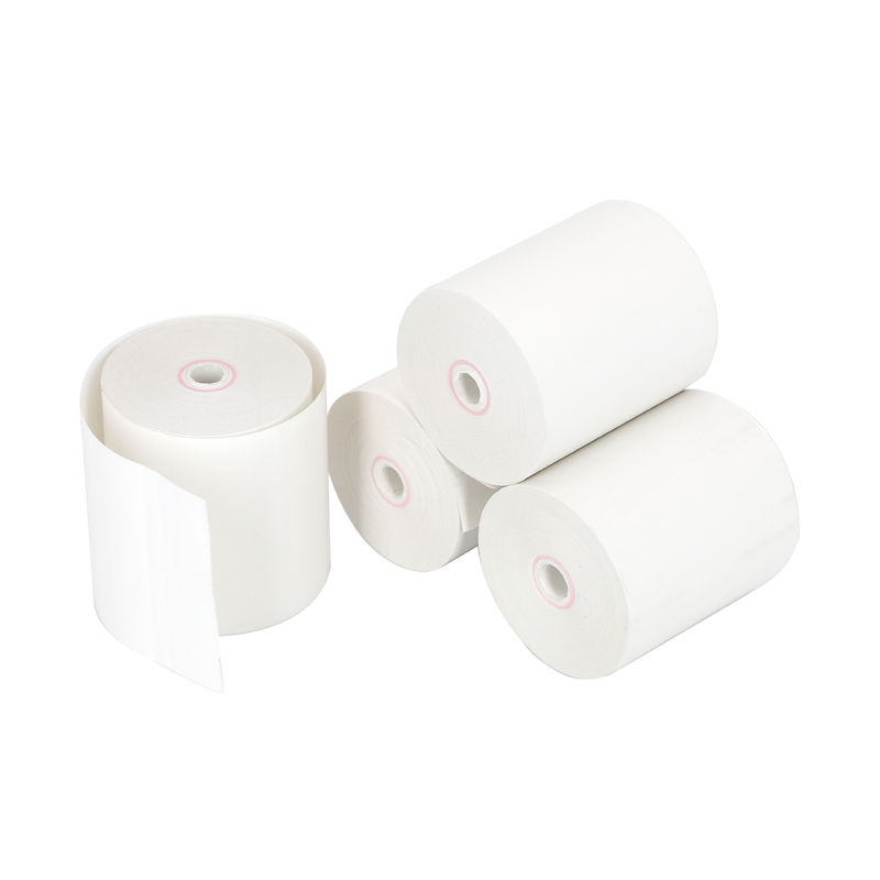 Premium 55gsm BPA Free Jumbo Thermal Paper Roll with 15-Year Long-Life Black Image