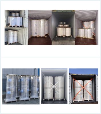 FSC الخشب العذراء الخضروات المغطاة فوق الطباعة الورق الحراري للوحة Jumbo للوحة POS